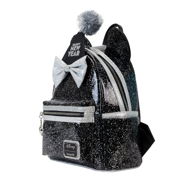 Minnie Mouse Exclusive Happy New Year Mini Backpack with Removable Party Hat